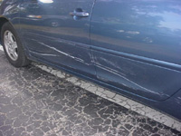 Car accident Corpus Christi body paint repairs needed.