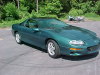 This Camaro has its dents repaired and paint reapplied, looking as good as new!